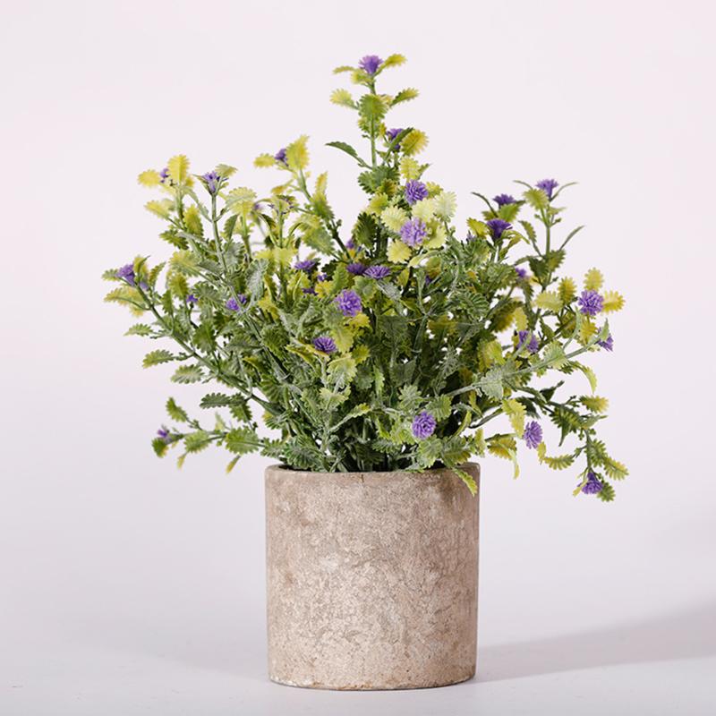 

Ornament Simulation In Pots Bonsai Faux Indoor Hotel Wedding Centerpiece Artificial Plants Office Desk Home Decor Party Bathroom, White