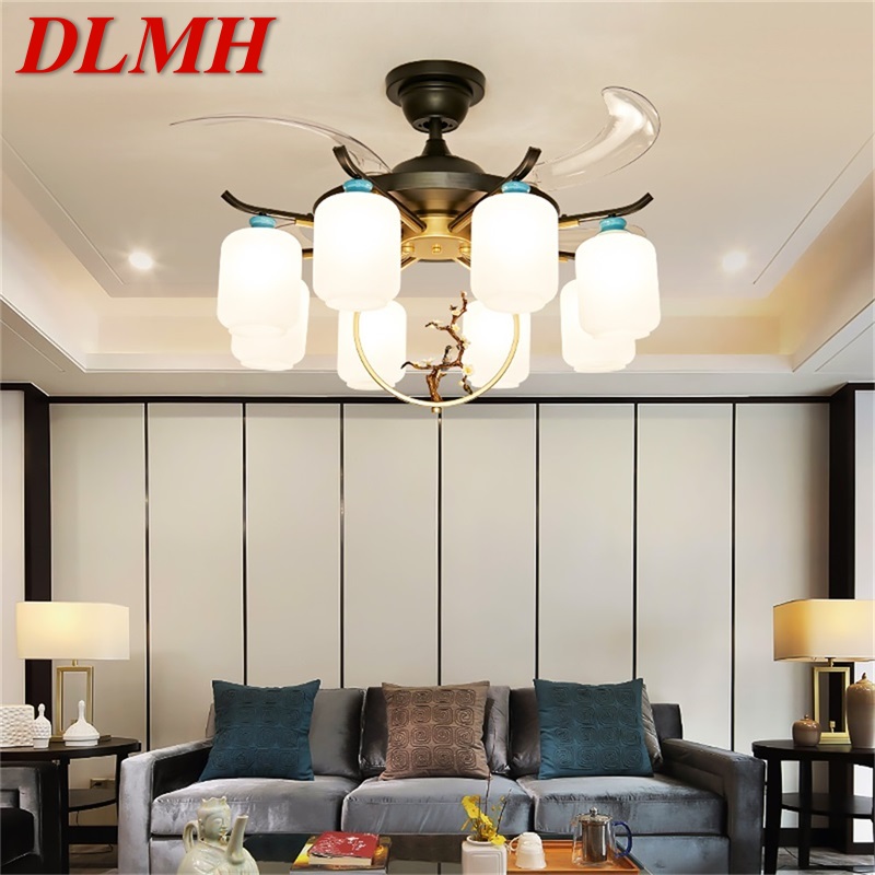 

DLMH Ceiling Fans Light with Remote Control Creative Home Decorative For Living Room Corridor Bedroom