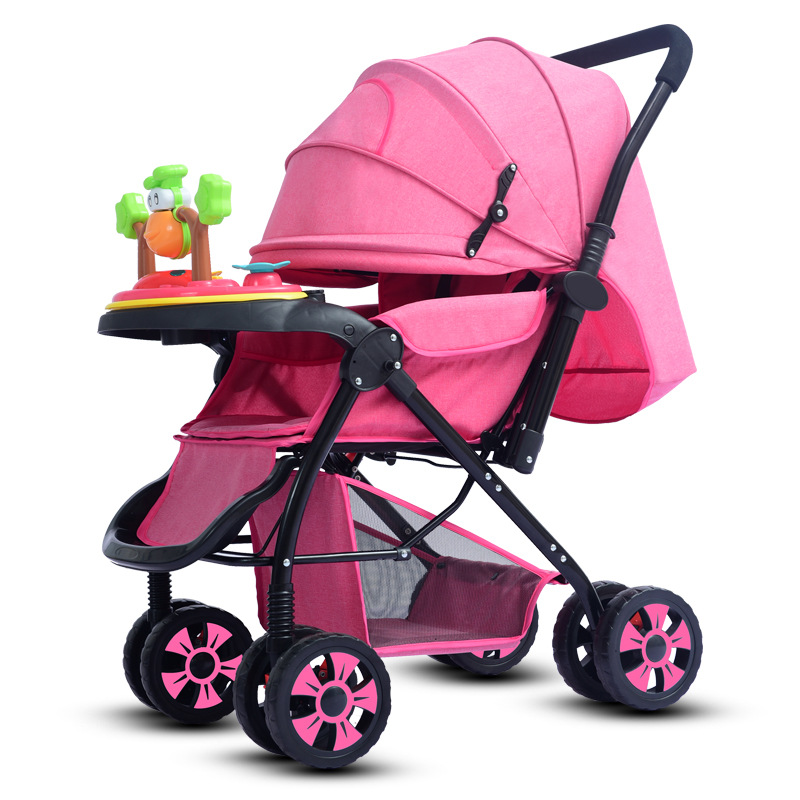 

Luxury Baby Stroller High Landscape 2 In 1 Baby Stroller Folding Coches De Newborn Carriage BA60TC