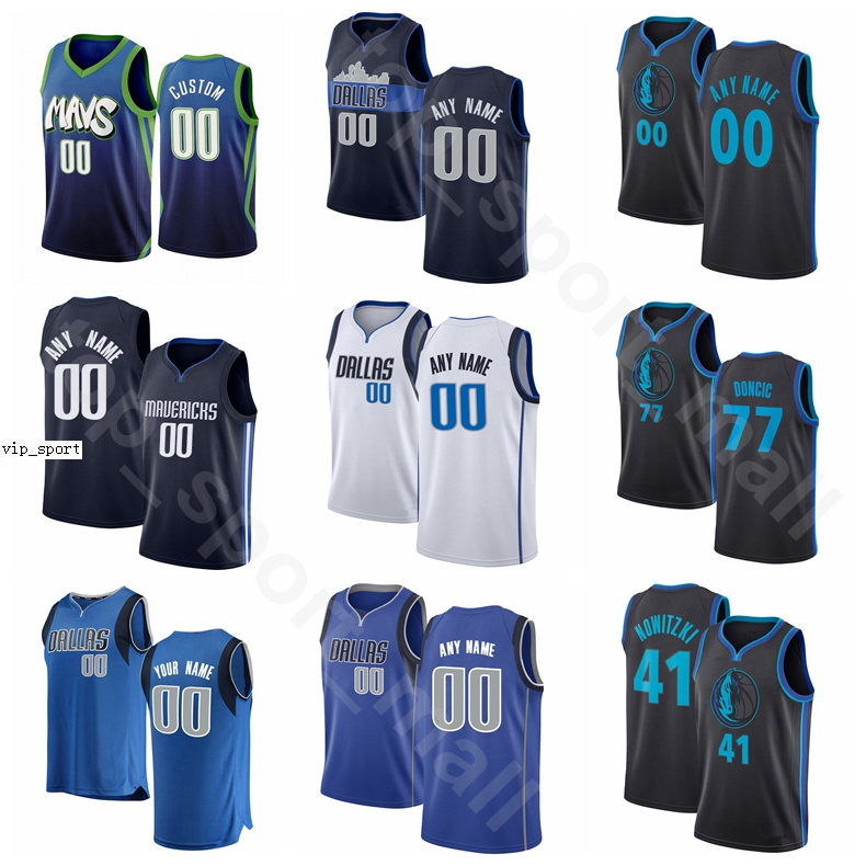 

Screen Print Basketball Luka Doncic Jerseys Dirk Nowitzki Tim Hardaway Jr. Kristaps Porzingis Seth Curry Jalen Brunson Men Women Kids, Black;red