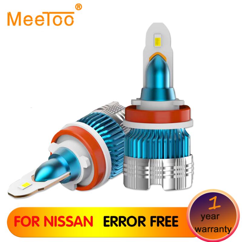 

MeeToo Led H4 H7 Car Headlight Bulbs 12V 6000K H11 9005 9006 H7 H4 Led Lights for Auto Cars For Armada Axxess 200SX 240SX