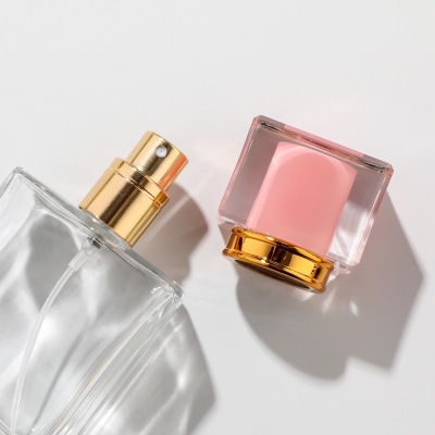

50pcs/lot 30ml 50ml Portable Travel Square Refillable Empty Perfume Scent Spray Glass Bottle Atomizer Container
