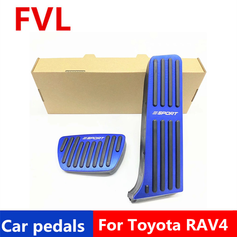 FairOnly Pedal de Freno y Pedal de Acelerador aplicable a TO-YOTA 2020 RAV4 Pedal de pie de Metal Conveniente Vida