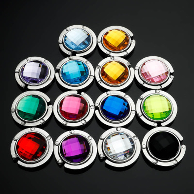 

1x Mini Hanger Hook Holder for Hanging Crystal for Purse Bag Hanger Portable Handbag Folding Holder Household Accessories