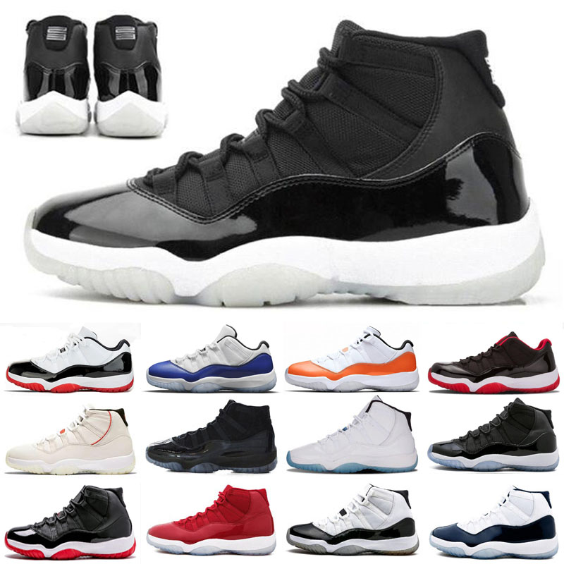 

Wholesale Sports Basketball Shoes 11 25th Anniversary Bred True Red Black Space Jams Women Men XI 11S size 5.5-13, As photo 32