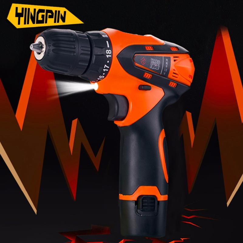 

12V drill home hand drill multi-function electric screwdriver lithium battery charging pistol drill