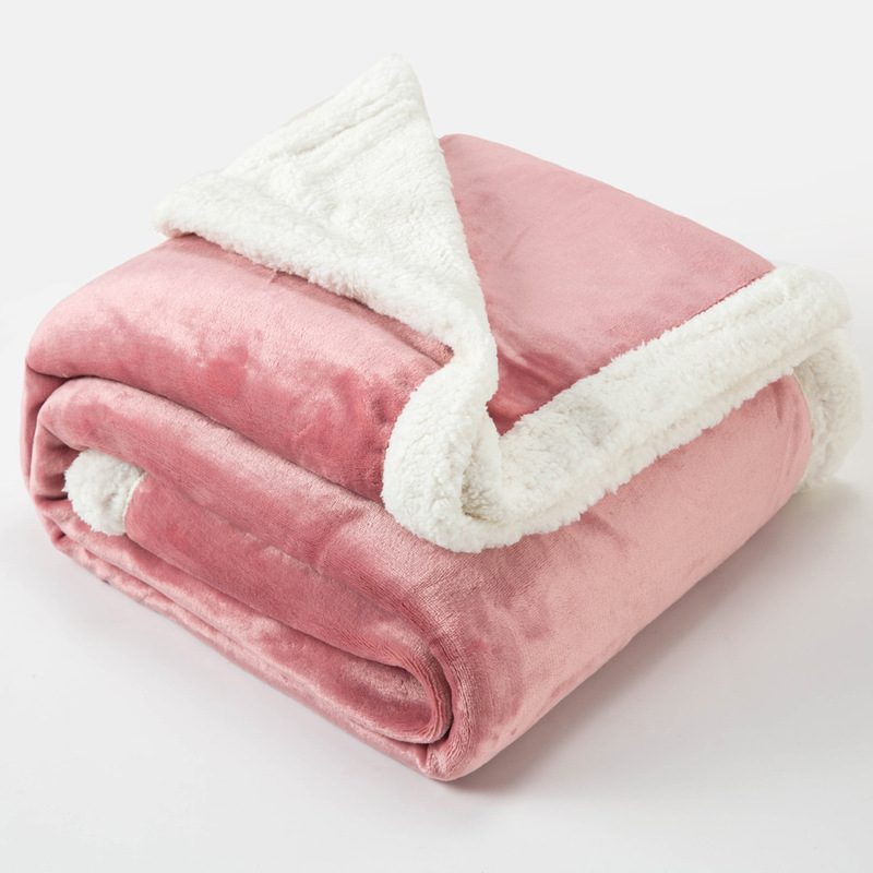 

Flannel Bed Blanket Solid Color Blankets For Beds Coral Velvet Air Siesta Soft Conditioning Children Bedspread Blanket Throw