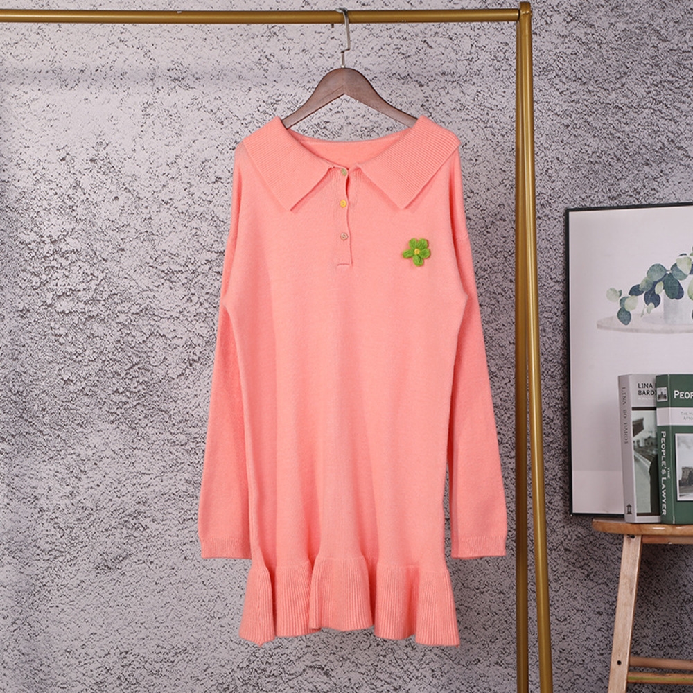 pink maternity sweater dress