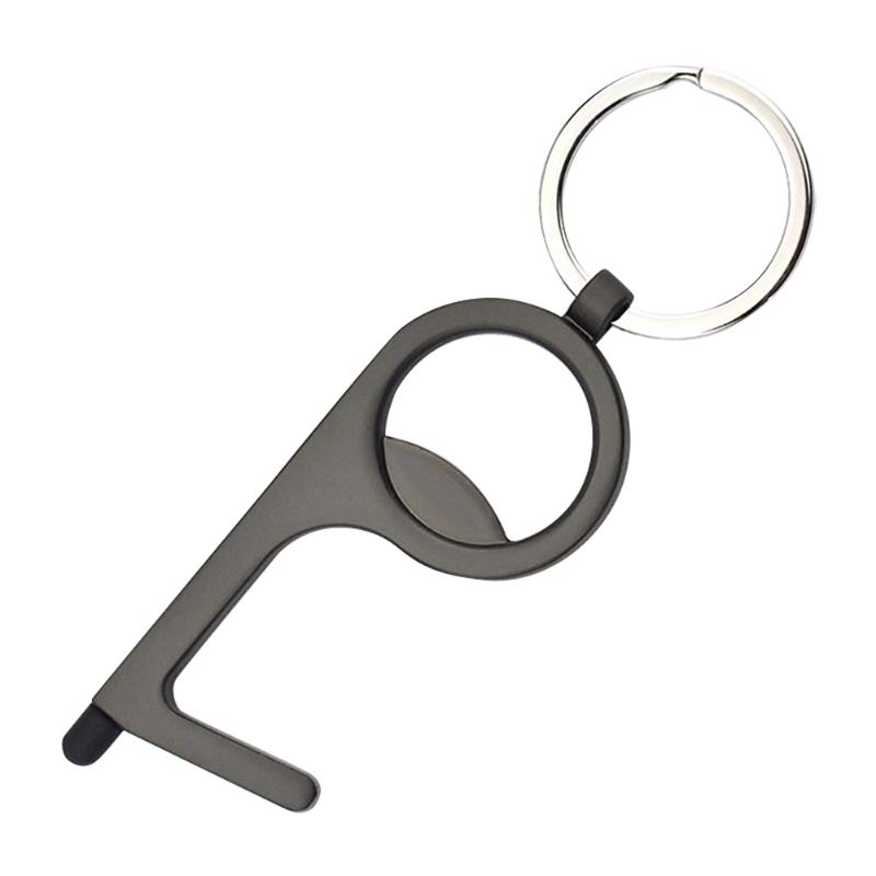 

2PCS Key Chain Hands Free Door Opener Keychains Zinc Alloy Free Shipping Key Ring