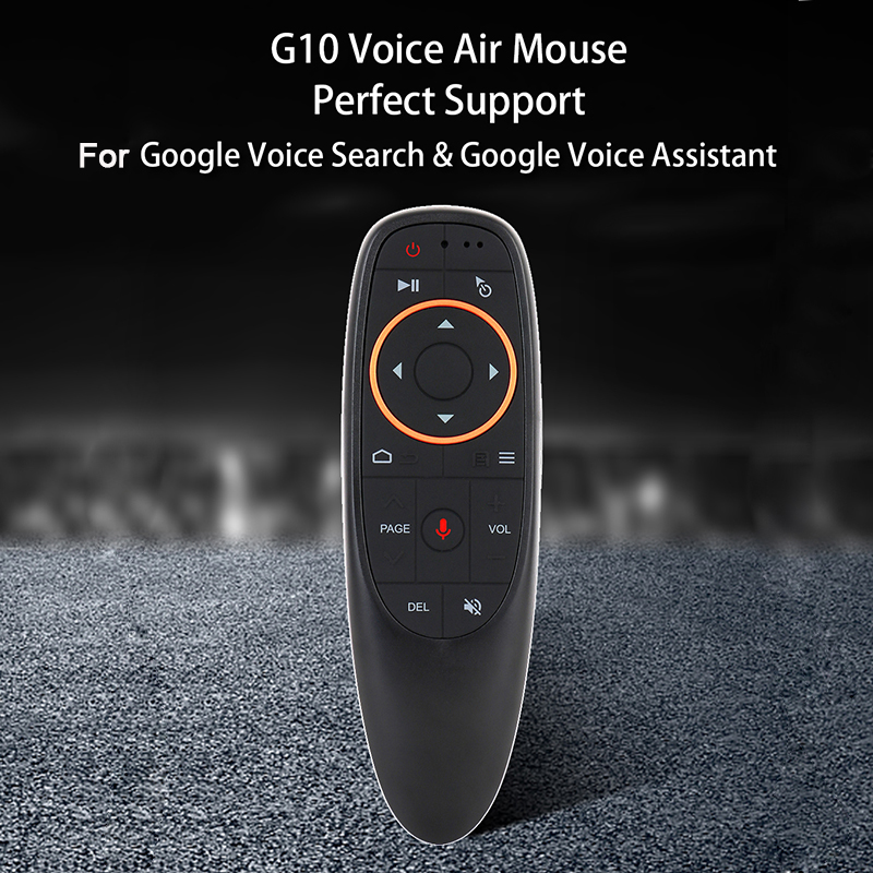 

Bundwin G10s 2.4GHz Mini Remote Control Wireless Air Mouse For Android Tv Box With Voice Control For Gyro Sensing Game