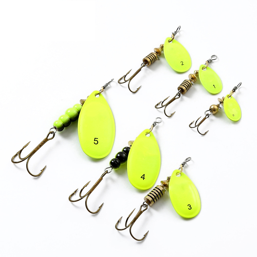 Hot Spinner Bait Fishing Lure Hook 5 Size 5Colors Freshwater Spinnerbaits VIB Blades Metal Jigs Lures-image-565985183