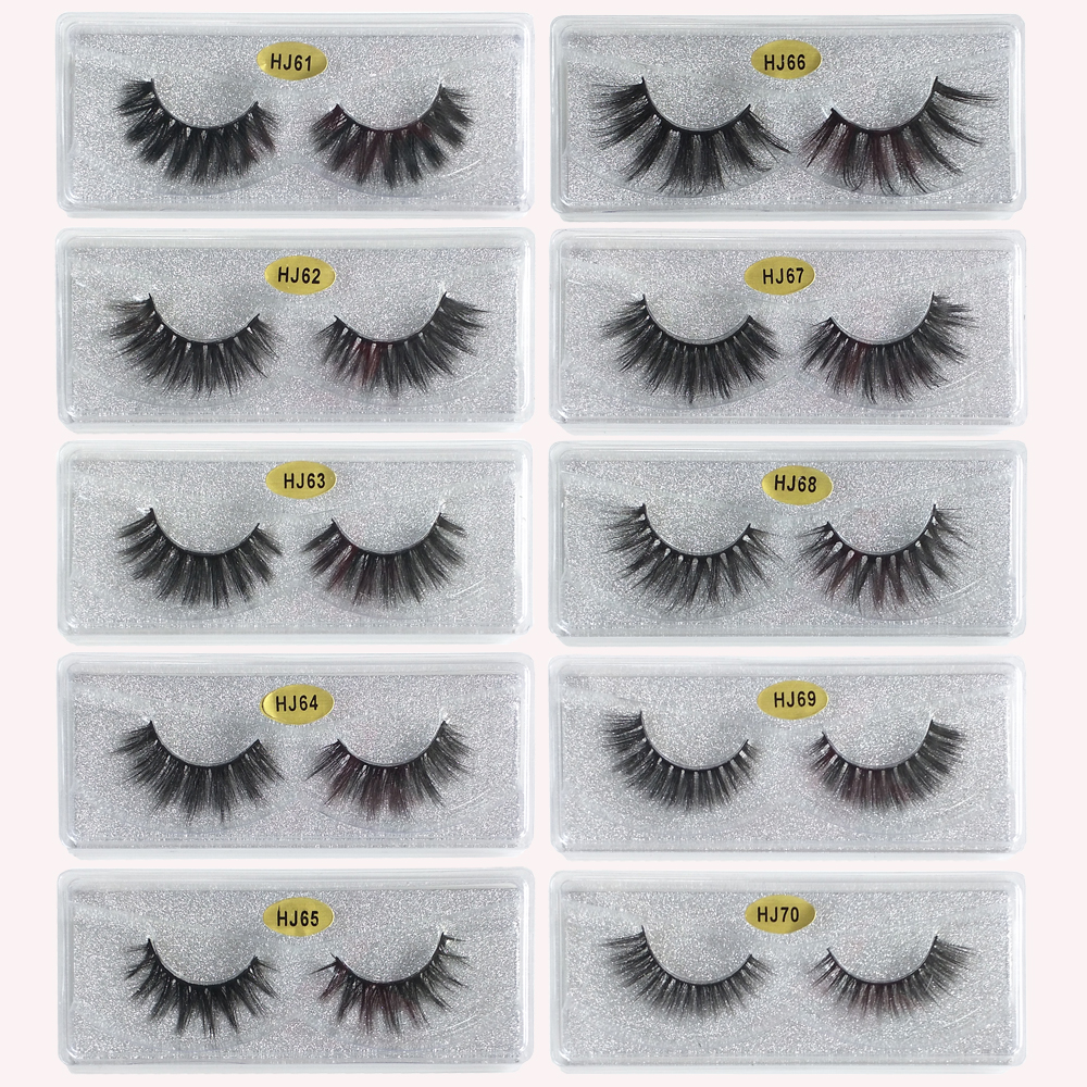 Wholesale Mink Lashes 10 style Mink Eyelashes 3D Mink Lashes Makeup Dramatic False Eyelashes In Bulk-image-570213905