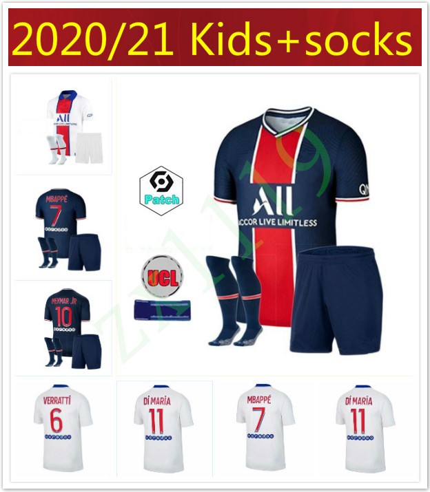 

men kids football shirts Paris 2020 2021 MBAPPE CAVANI soccer jerseys 19 20 21 NEYMAR JR ICARDI MARQUINHOS kits Third maillot de foot, Away