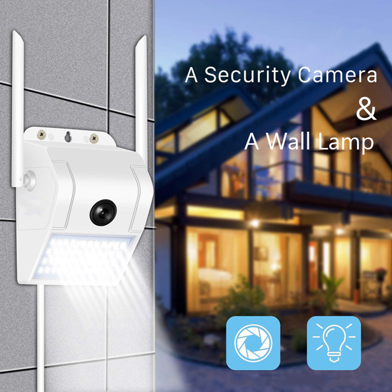 

Camera Outdoor IP66 Waterproof 1080P Good Night Vision Wide Angle With Speaker CCTV RJ45 WIFI Hidden Spy Streetlight