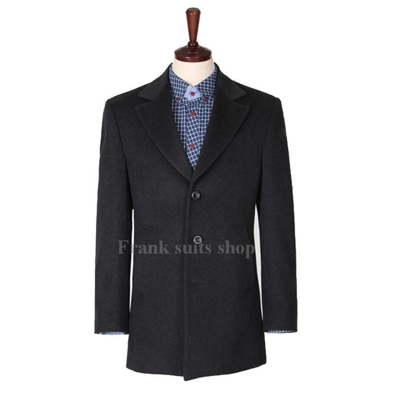 

2020 Custom-made New arrivals Winter Fall Men's Single 3 Buttons Coat Jacket Blazer Overcoat, As picture