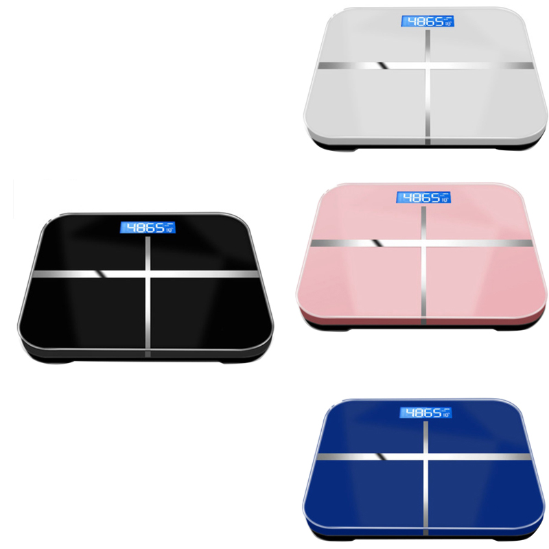 

Household Bathroom Scale Digital Precision Weight Scale LCD Display Glass ligent Electronic