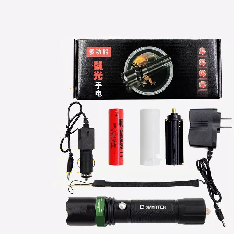 

Outdoor Super Bright LED Rechargeable Zoom Waterproof 18650 Led Riding Fishing Camping Tools Lanterna