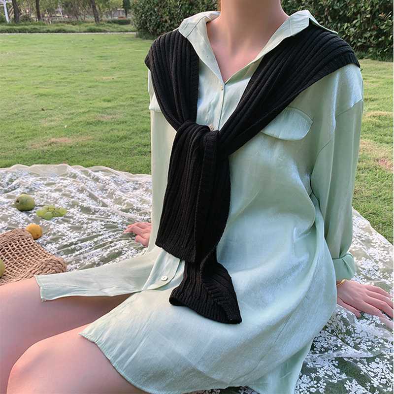

Female Shawl Autumn Winter Knit Shawl Female Scarf Autumn Girls Student Neck Collar