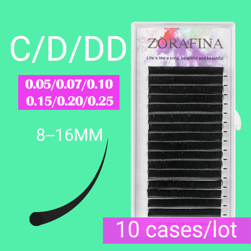 

ZORAFINA Mink Lashes Eyelashes Alse Eyelashes Eyelash Extension Mink lashes extension fake