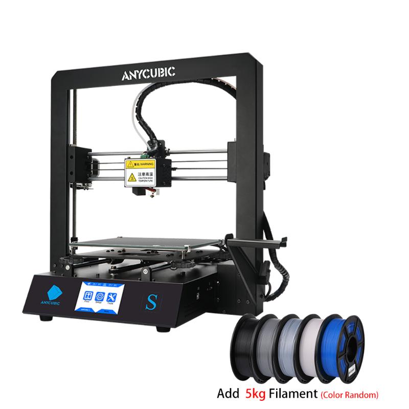 

3D Printer Mega S Printing Flexible Filament Metal Frame Touch Screen Anycubic I3 Mega Upgrade Extruder Kit With Hotbed