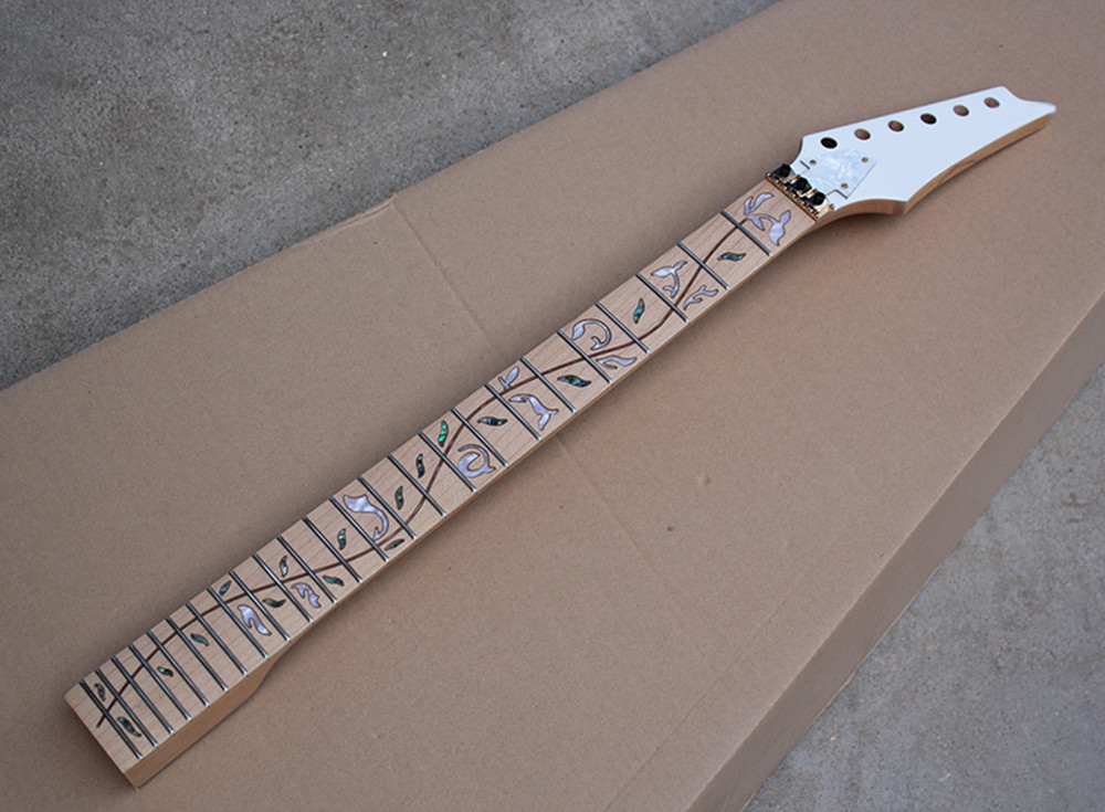 

Factory Custom Electric Guitar Neck Kit(Parts) with 6 Strings,Rosewood/maple fretboard,Tree of life Inlay,Offer Customized