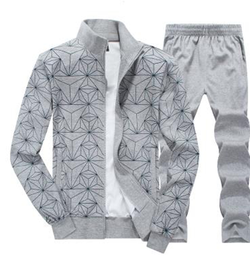 

Wholesale new style printing fashion men's sportswear suit size L-8XL, Blue