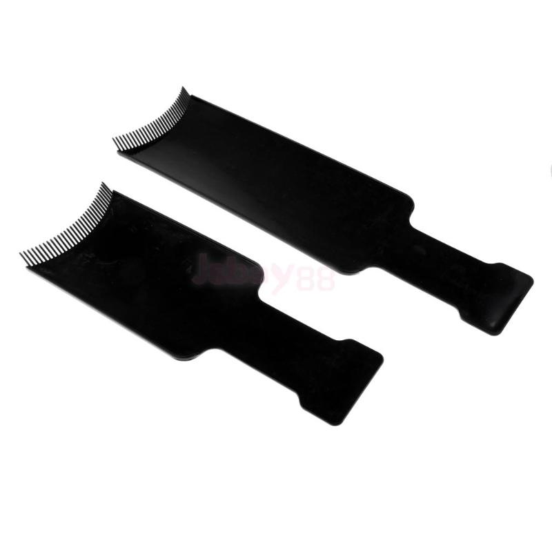 

2Pcs Salon Hair Coloring Highlight Board Dyeing Tint Plate Hairdressing Tool