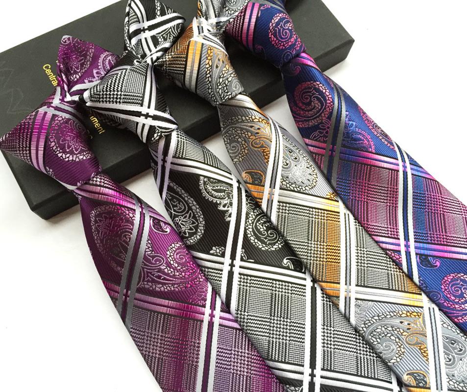 

Bow Ties Polyester Material Men's Business Casual Tie Trendy Paisley Flower High Quality Suit Accessories Mens Gift