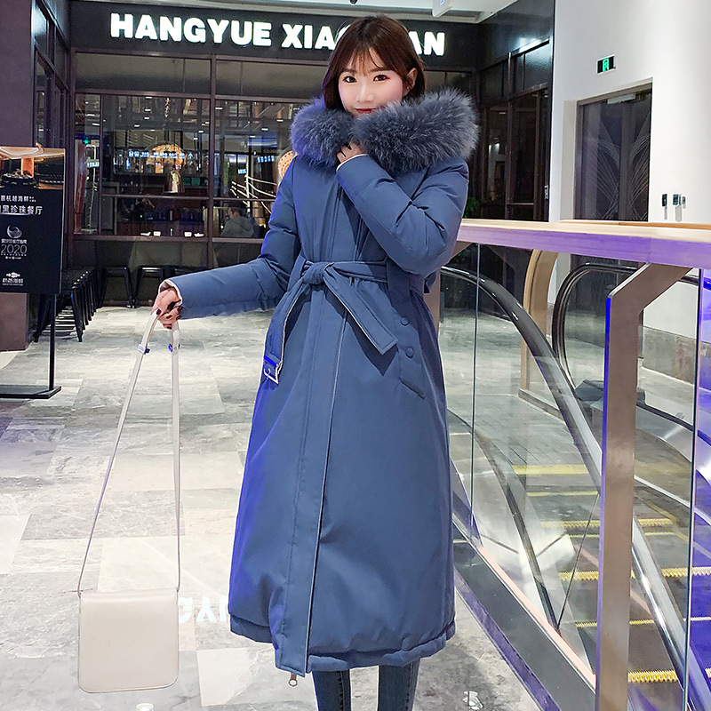 

Cotton Coat Women's 2020 Winter New Korean Fashion Casual Padded Coat Female Warm Design Fur Collar Hooded Cotton Clothing E195, Red