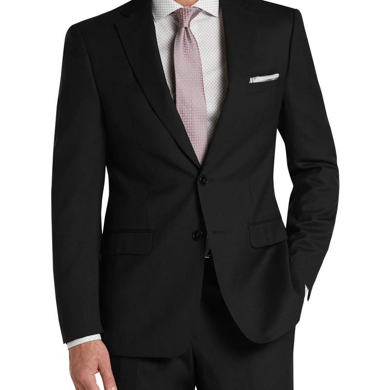 

New Men 's Suit Two -piece Black Suits Men 2020 Brand Slim Fit Groom Wedding Suit Jacket Pants Trousers