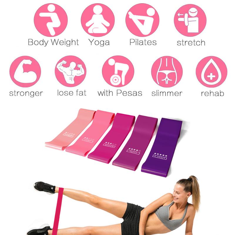 

Exercise Resistance Loop Bands Set Workout Bands Fitness Equipment With Carry Bag For Legs BuArms Yoga Pilates