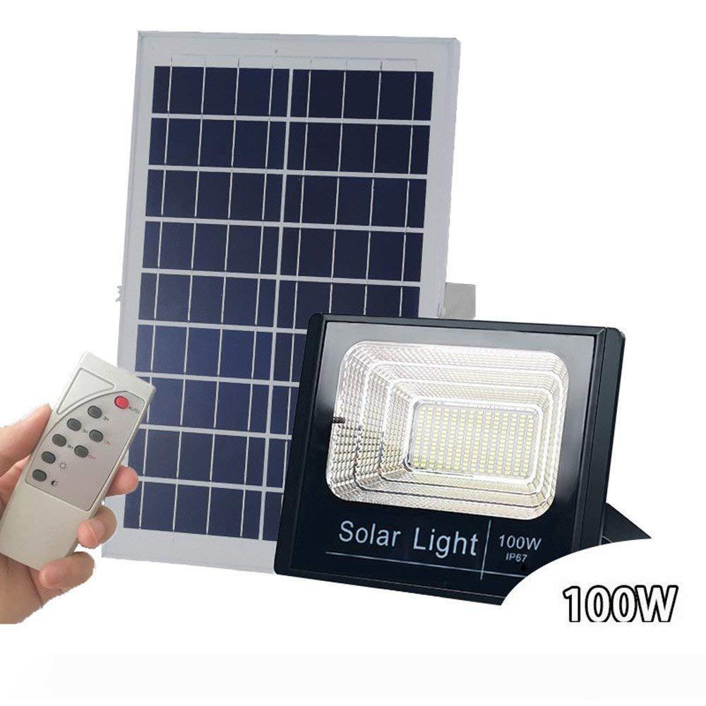 

solar powered led flood lights 10w 40w 60w 100w remote control waterproof solar security floodlight fixture for outdoor wall garden yard