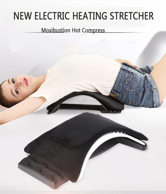

Electric Heating Belt Waist Muscle Discomfort Female lumbar Disc Adjustment And Correction Stretcher lumbar Support Back Cushion