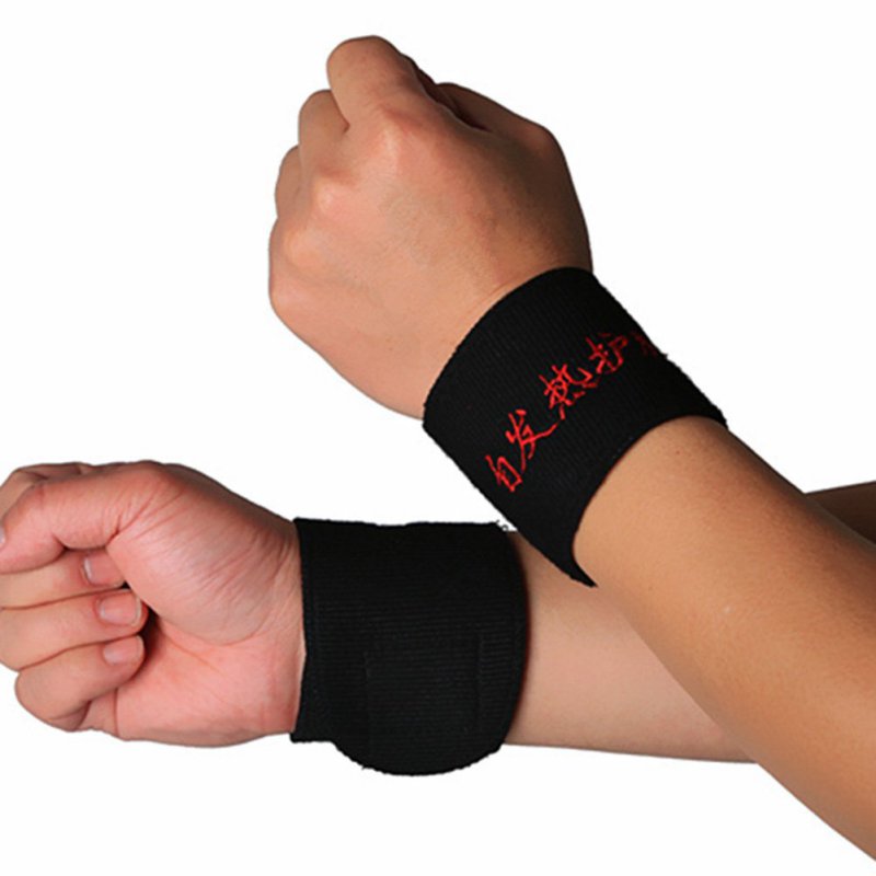 

Fitness Strength Bandage Hand Wrist Straps Sport Wristbands Support Wrist Protector Carpal Tunnel Gym Wraps, Black