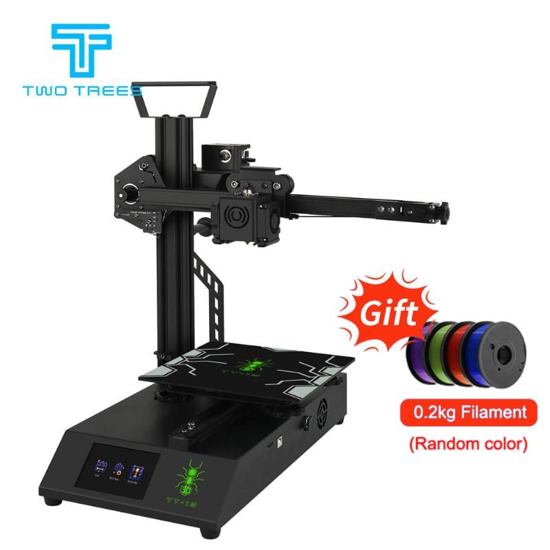 

TWOTREES Portable Energy saving Mini 3D Printer-1S 180x180x180mm color touch screen Rigid Metal Frame for Mini DIY Print