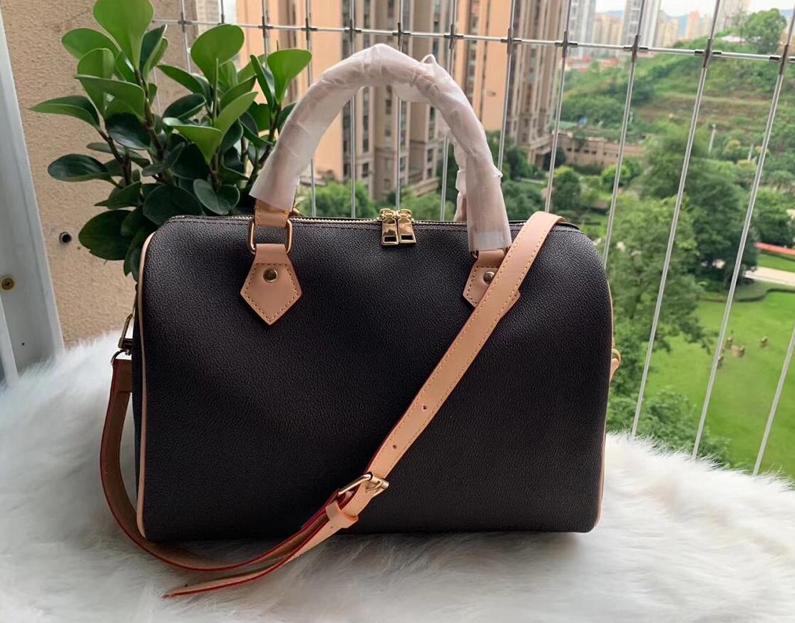 

2021 !35CM Women messenger bag Classic Style Fashion bags women bag Shoulder Bags Lady Totes handbags Speedy 35cm With Shoulder Strap, Dust Bag 41524