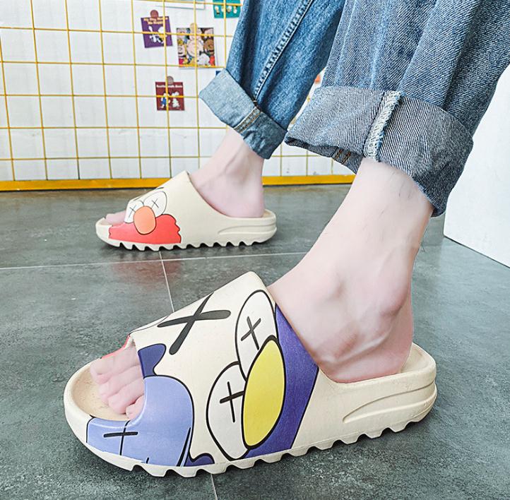 

2020 New brand Cheap Bone Earth Mens Slippers Foam runner Desert Sand Resin Beach women men Slides slipper sandal sandals 36-45