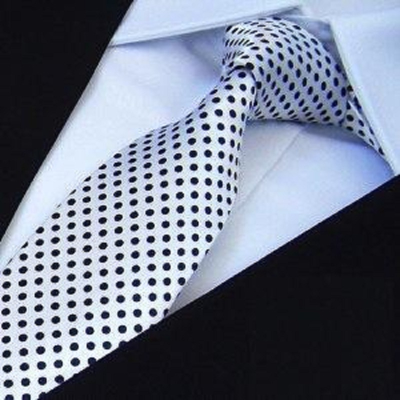 

2020 dot skinny ties for men fashion tie Gravata Slim accessories