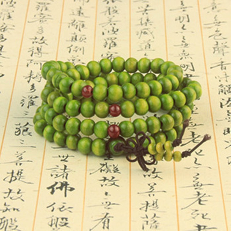 

Sandalwood 108 beads bracelets promotional gifts explosion models men and women gifts wooden bracelet jewelry small