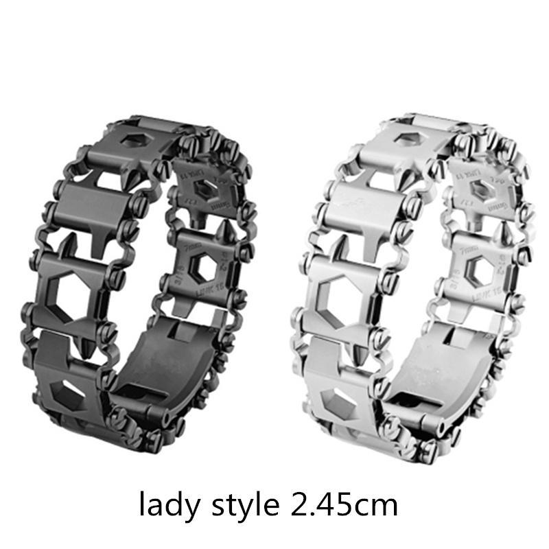 

New Wearable Tread 2.45cm 29 In 1 Multi-function Tool Bracelet Strap Multi-function Screwdriver Outdoor Emergency Kit Multi Tool