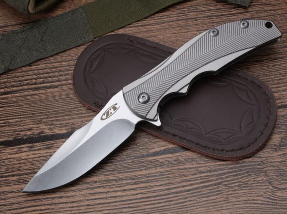 

ZT Zero Tolerance 0192 ZT0192 D2 blade TC4 titanium Handle Folding Pocket Knife Xmas Gift Knives