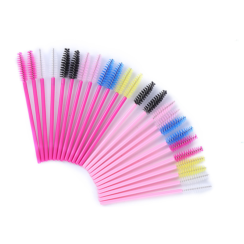 

50Pcs/set Disposable Micro Eyelash Brushes Mascara Wands Applicator Wand Brushes Eyelash Comb Spoolers Makeup Tool Kit
