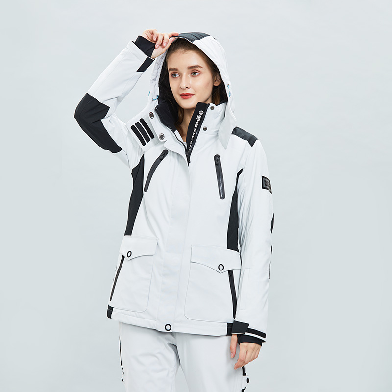 ladies white waterproof jacket