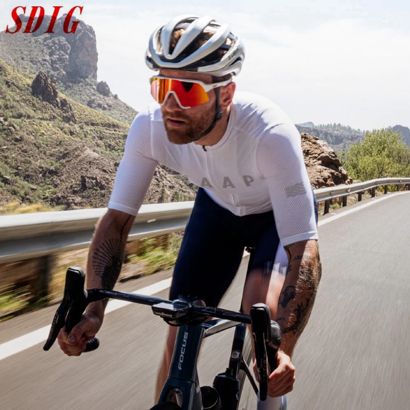 

Maap short sleeve Jersey Men 2020 New Breathable quick-drying cycling jersey Mesh sleeve very light fit body bicycle clothing