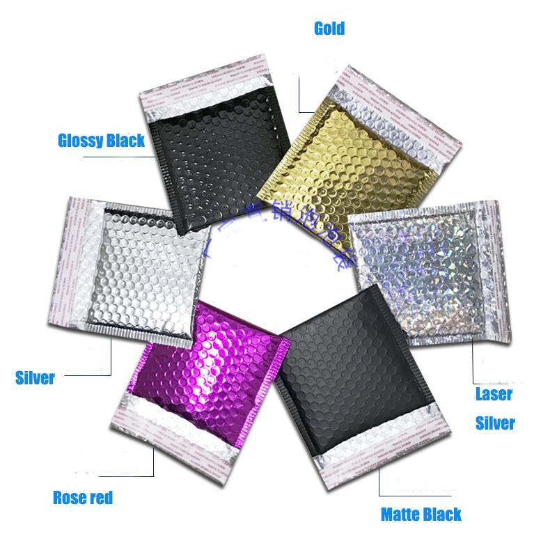 

15*13cm+4cm CD/CVD Packaging Shipping Bubble Mailers gold paper Padded Envelopes Gift Bag Bubble Mailing Envelope Bag