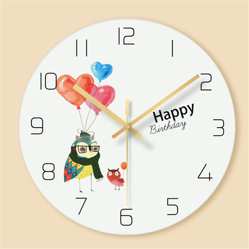 

Europe Wall Clock Living Room Domestic Clock Modern Trend Creative and Simple Art Study Children Bathroom Wall L