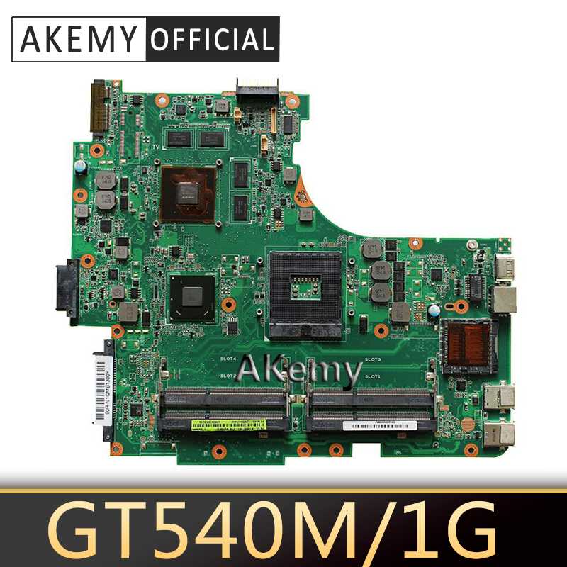 

Akemy N53SV Laptop motherboard for ASUS N53SN N53SM N53SV N53S N53 Test original mainboard GT540M 1GB HM65