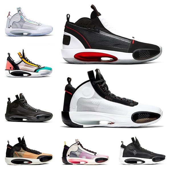 

Jumpman basketball shoes 34 XXXIV BAYOU BOYS Black Cat Blue Void Crispy INFRARED Red Orbit 34s mens trainers sports sneakers size 40-46, 10 snow leopard