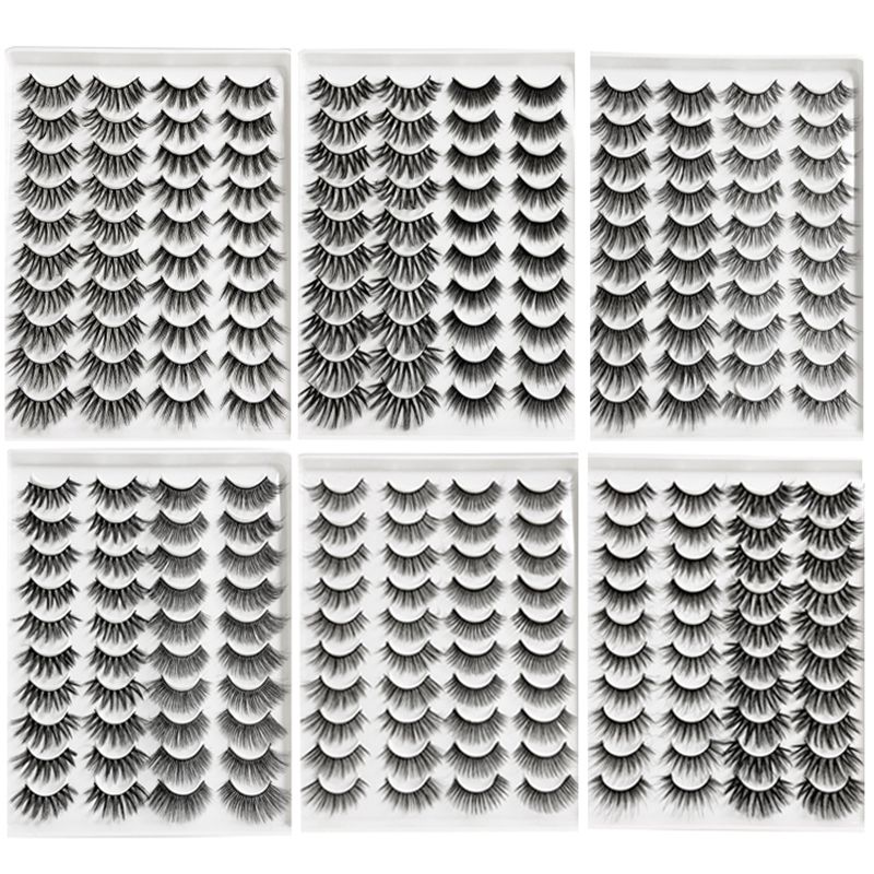 

8/20 Pairs 15-20MM lashes Beauty Makeup lashes Mink 3D mink Woman Makeup Kit Wholesale Eyelashes Vendors