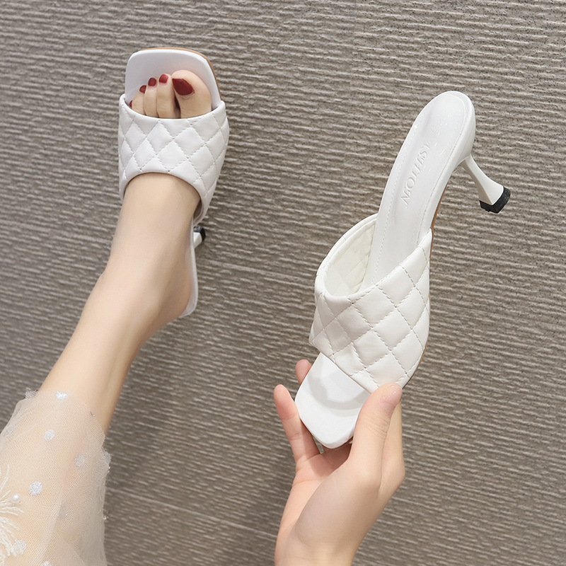 

2020 Summer heel High Heels Sandals lady Pumps classics slip on Shoes sexy Women party shoes Wedding Slingbacks, Beige